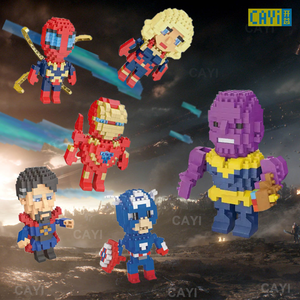 2025 vente chaude jouets en plastique Mini bloc de construction ensemble Collection Super héros film figurines Nano bloc enfants jouets pour cadeau - Product Image 2