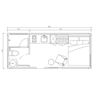 Container Style <strong>Flat</strong> Pack Prefab <strong>Store</strong> - Product Image 6