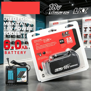 Batería Recargable de Alta Calidad de <span class=keywords><strong>18V</strong></span> LiFePO4 de 3.0Ah-6.0Ah para Herramientas Eléctricas BL1860B, 500 Ciclos - Product Image 1