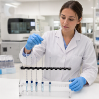 Pipette ESR jetable, tube de séparation des sédiments, longueur 230 mm, pour laboratoire hospitalier, analyse sanguine ESR