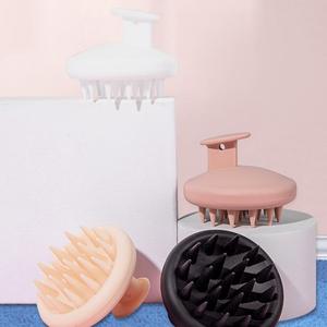 Gmagic Hittebestendig Nat Droog Gebruik Siliconen Hoofdhuid <span class=keywords><strong>Massager</strong></span> Hoofdhuid Scrub Borstel Voor Roos Hoofdhuid Massage Om De Haargroei Te Bevorderen - Product Image 5