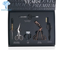 Coffret d'outils de soins des cils noir de luxe personnalisé, coffret cadeau d'emballage
