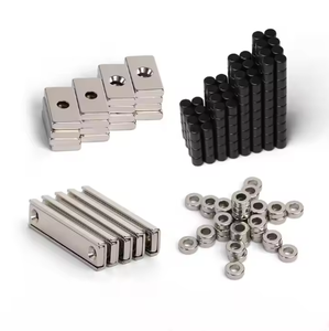 Imán de neodimio N52 personalizado, imán de tierras raras superfuerte, patrón de bloque de recubrimiento epoxi negro, doblado de tira magnética - Product Image 3