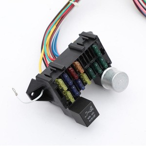 Faisceau de câblage de boîte à fusibles automobile 14 canaux 12V Isolation PVC Noyau en cuivre Installation statique IP20 - Product Image 1