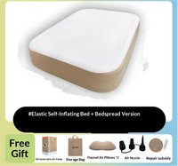 Matelas pneumatique de camping pour deux personnes, lit gonflable automatique avec pompe pour l'extérieur