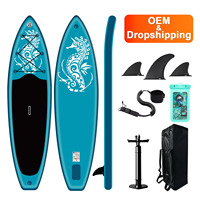 FUNWATER Dropshipping OEM Planche de surf gonflable, planche à pagaie, pompe, planche de surf, vente en gros, bodyboard gonflable, supboard, Moe Grip fanatics