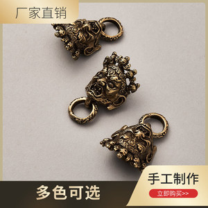 G4007 Vintage Brass Zinc Alloy Buckle Keychain DIY <b>Bag</b> Hardware <b>Accessory</b> - Product Image 5