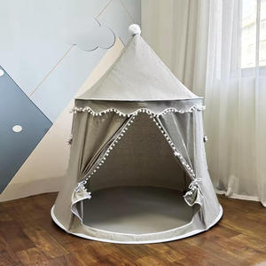 Carpa <span class=keywords><strong>Infantil</strong></span> Grande y Espaciosa, Portátil, para Jugar en Interiores, Unisex, de Poliéster Suave, 110 cm, para Edades de 2 a 13 Años - Product Image 3