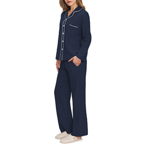 Cozy 100% <strong>Cotton</strong> Sleepwear Women Pajamas Solid Lounge <strong>Wear</strong> Sets Pjs Ladies Loungewear Custom Pyjamas - Product Image 2
