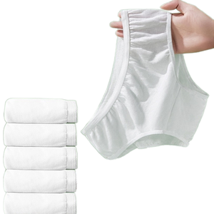 Paquete de bragas desechables de algodón para mujer al por mayor, ropa interior transpirable para viajes, maternidad, posparto y hospital - Product Image 1