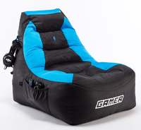 Innen-und Gartenmöbel Lazy Sofa Gaming Sitzsack Stuhl hussen mit Seiten taschen