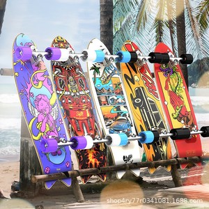 Planche à roulettes Sway Land Surfboard de 22 pouces, plateau en érable à sept couches, design unisexe adapté aux débutants, pour adultes et enfants - Product Image 2