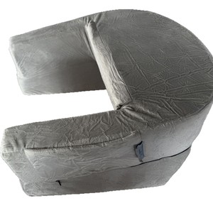 <b>Reading</b> <b>Pillow</b> Velvet Rectangle Solid Color For Bed Rest And Office Use With Support Design - Product Image 3