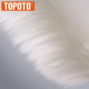 TOPOTO <span class=keywords><strong>Plumeau</strong></span> en laine à poils doux de haute qualité, portable et professionnel, pour la maison, tête elliptique 30 cm, manche rectangulaire 37 cm - Product Image 6