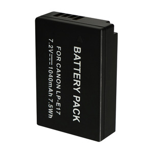 แบตเตอรี่กล้อง LP-E17 1040mAh สำหรับ Canon EOS 760D 850D M3 ได้รับการรับรองมาตรฐาน CE RoHS ขายส่งจำนวนมาก คุณภาพระดับ Tier 1 - Product Image 1