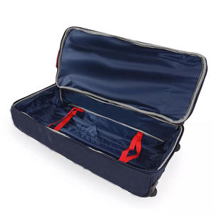 OEM resistente de gran capacidad 40 50 60 90 <span class=keywords><strong>100</strong></span> <span class=keywords><strong>L</strong></span> 34 "Viaje Camping almacenamiento gimnasio bolsa de lona con rueda carrito zapato compartimento - Product Image 4