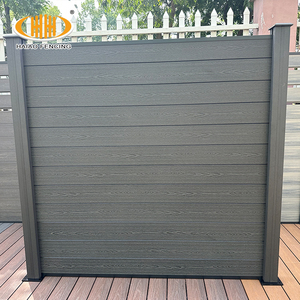 Panneaux de clôture de <span class=keywords><strong>jardin</strong></span> solides bon marché <span class=keywords><strong>Bois</strong></span> Plastique Composite Noir Ensemble complet Panneaux de clôture en <span class=keywords><strong>bois</strong></span> 8X8 avec portail - Product Image 4