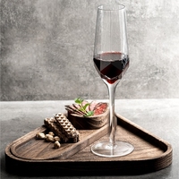 Dessert en bois pain fruits plateau de rangement bois d'acacia Style japonais Triangle thé boissons plateau de service