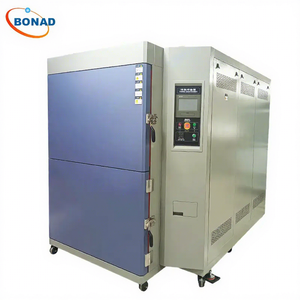 İki Bölgeli Termal Şok Test Odası |   ≤10s Transfer Süresine Sahip Yüksek-Düşük Sıcaklık Etki Test Cihazı - Product Image 1
