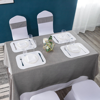 Serviettes de table pliées pour hôtel, nappes de qualité hôtelière, nappes de table Williams Sonoma pour hôtel