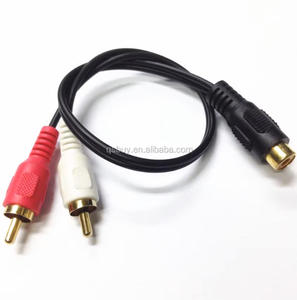 สายแยกสัญญาณเสียง <span class=keywords><strong>RCA</strong></span> คุณภาพสูง แบบ Y แยก 2 ช่อง <span class=keywords><strong>RCA</strong></span> ตัวผู้ เป็น 1 ช่อง <span class=keywords><strong>RCA</strong></span> ตัวเมีย ชุบทอง ป้องกันสัญญาณรบกวนด้วยสายถักหุ้ม PVC - Product Image 6
