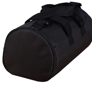 Sac à lunch personnalisé en polyester, sangle d'épaule, glacière portable cylindrique souple avec <span class=keywords><strong>poignée</strong></span> ajustable - Product Image 3