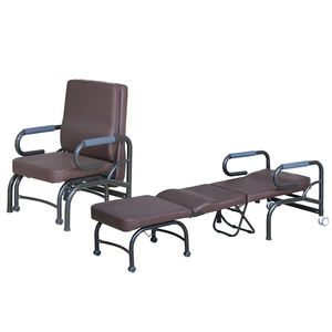 Mt Medisch Ziekenhuis Meubilair Luxe Pvc Medische Begeleiding Ligstoel Patiënt Slaapbank Begeleider Stoel Stoel Stoel Met Wielen - Product Image 5