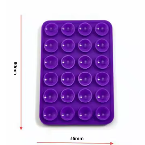 Support de téléphone portable en silicone de haute qualité, plus épais, 24 tasses, double face, 80*55mm, avec aspiration - Product Image 3