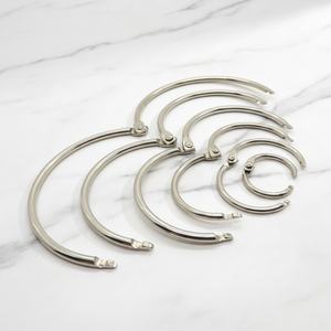 Anillas de Encuadernación de Acero Inoxidable YIWANG de 1.5 Pulgadas, Anillas de Encuadernación Plateadas con Recubrimiento de Níquel - Product Image 1