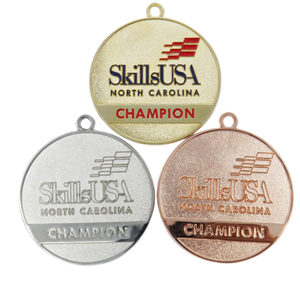 Medallas Deportivas de Metal Personalizadas de Alta Calidad para Triatlón con Cintas Grabadas e Impresas con Logotipos Personalizados - Product Image 2