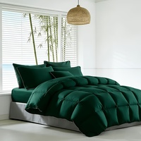 Couettes personnalisées en microfibre de polyester doux et luxueux effet peau de pêche, broderie style chinois, lavables, légères, 3 pièces