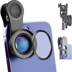 Lente Macro HD <span class=keywords><strong>para</strong></span> Smartphone de 120 mm, Mejorada, <span class=keywords><strong>para</strong></span> iPhone, Ideal <span class=keywords><strong>para</strong></span> Fotografía de Belleza, Uñas, Pestañas, Detalles de Objetos y Joyería - Product Image 1