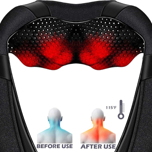 Enveloppe de <span class=keywords><strong>massage</strong></span> électrique sans fil Shiatsu pour le cou et les épaules – Appareil de <span class=keywords><strong>massage</strong></span> portable pour le soin quotidien et l'<span class=keywords><strong>auto</strong></span>-<span class=keywords><strong>massage</strong></span> - Product Image 3