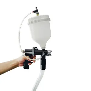 Handheld1600w Elétrica HVLP Pintura ferramenta Pulverizador 1500ml Controle de Fluxo Aerógrafo Fácil pistola