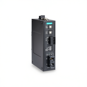 Convertisseur de fibre optique Moxa ICF-1150-S-ST-T, port ST monomode, Ethernet industriel - Product Image 2