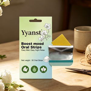 OEM/ODM Tiras Orales de Hierbas Naturales de Fácil Absorción para Relajación Nocturna, con Extracto de Múltiples Plantas, para Equilibrio del Estado de Ánimo y Bienestar, 30 Sobres Individuales - Product Image 4