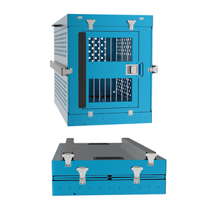 40 "Nhôm Ráp Dog Kennel Box IATA XL Có Thể Gập Lại Dog Crate K9 Kim Loại Gấp Dog Crate - Product Image 4