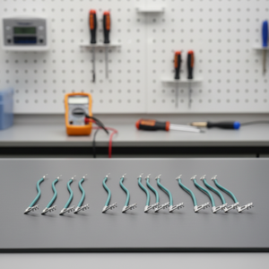 Сертифицированный UL высоковольтный кабельный жгут на заказ, цвета бирюзовый, с кольцевыми и лопаточными клеммами, для промышленного и автомобильного применения - Product Image 4