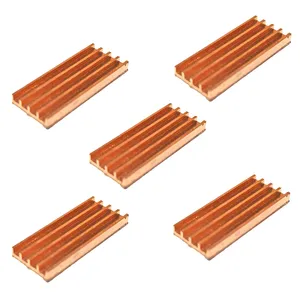 5pcs tinh khiết Đồng mini siêu mỏng tản nhiệt Bộ nhớ RAM làm mát cho VGA DDR MOS GPU IC Chipset tản nhiệt Tản nhiệt Tản nhiệt Tản nhiệt 22x9mm - Product Image 1