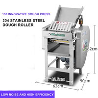 Machine à presser les nouilles entièrement automatique professionnelle, laminoir à pâte pour boulangerie, multifonctionnelle, haute efficacité, nouvelle