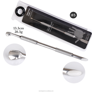 Ferramenta profissional para <span class=keywords><strong>nail</strong></span> art removedor de cutículas manicure colher em aço inoxidável empurrador de unhas - Product Image 5