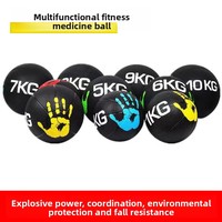 Balón Medicinal Suave para Sentadillas, Ejercicios Abdominales y Entrenamiento de Equilibrio, Balón de Gravedad No Elástico de 5-10 kg para Mujeres y Hombres