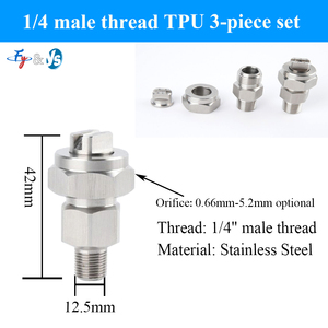 Buse de pulvérisation à angle réglable en acier inoxydable Offre Spéciale TPU buse de pulvérisation à ventilateur plat utilisée pour la <span class=keywords><strong>Machine</strong></span> de pulvérisation <span class=keywords><strong>d</strong></span>'eau de lavage de voiture - Product Image 3