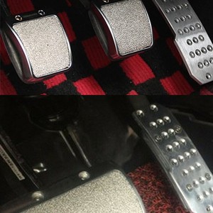 Alfombrilla de Aluminio para Piso de Auto Auso-Racing, para Transmisión Manual y Automática, Antideslizante, para Honda Civic y Fit - Product Image 4
