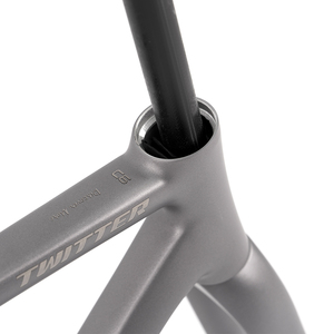 C6pro Aluminum Alloy Road Bike <b>Frame</b> Set with Carbon Fork and Lever Single Speed Light Weight for Adult - Product Image 6