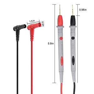 Präzise scharfe Sonden prüf leitung 1000V 20A vergoldete Sonden leitungen mit Krokodil klemmen Silikonmultimeter-Testkabel-Kit - Product Image 2