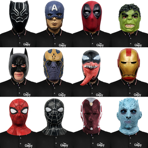 Máscara Facial Completa Estilo Superhéroe para Niños y Adultos, Disfraz de Cosplay, Decoración para Fiestas - Product Image 1