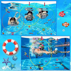 Cercle de plongée réglable pour piscine, jouet aquatique pour sports nautiques, anneau de plongée pour l'été, cercle d'entraînement de plongée sous-marine - Product Image 4