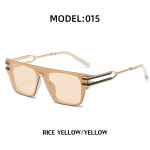 แว่นกันแดดทรงสี่เหลี่ยมไร้กรอบสำหรับทุกเพศ UV400พีซี LH015สไตล์อินสตาแกรมปรับแต่งได้ - Product Image 5