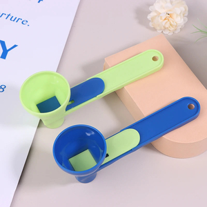 Wholesale No Spill Measuring Spoon <b>Funnel</b> Preparation Protein Powder Workout Sports <b>Drinks</b> Baby Formula Refills Mess - Product Image 3